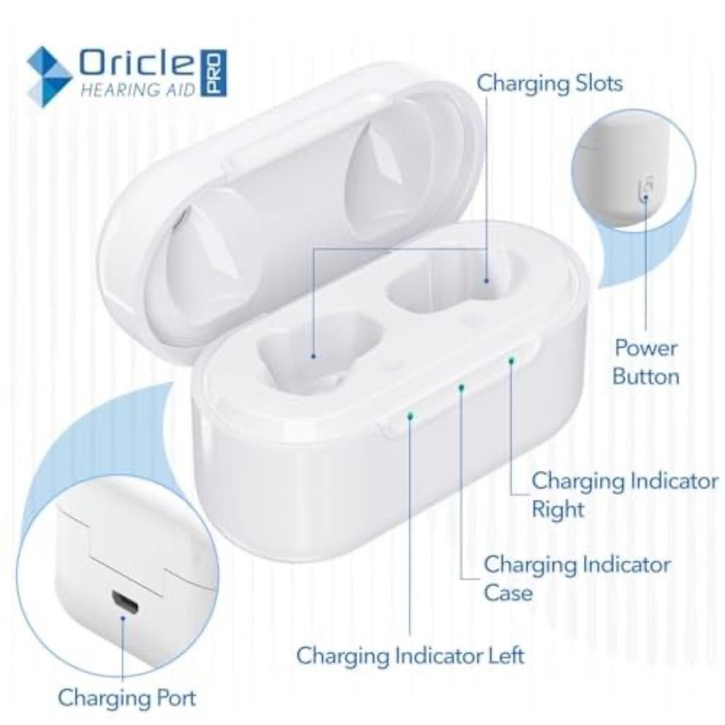 Oracle Pro Hearing Aids for Seniors - 16 Channel Hearing Aids with Noise Cancellation & Improved Sound Processing