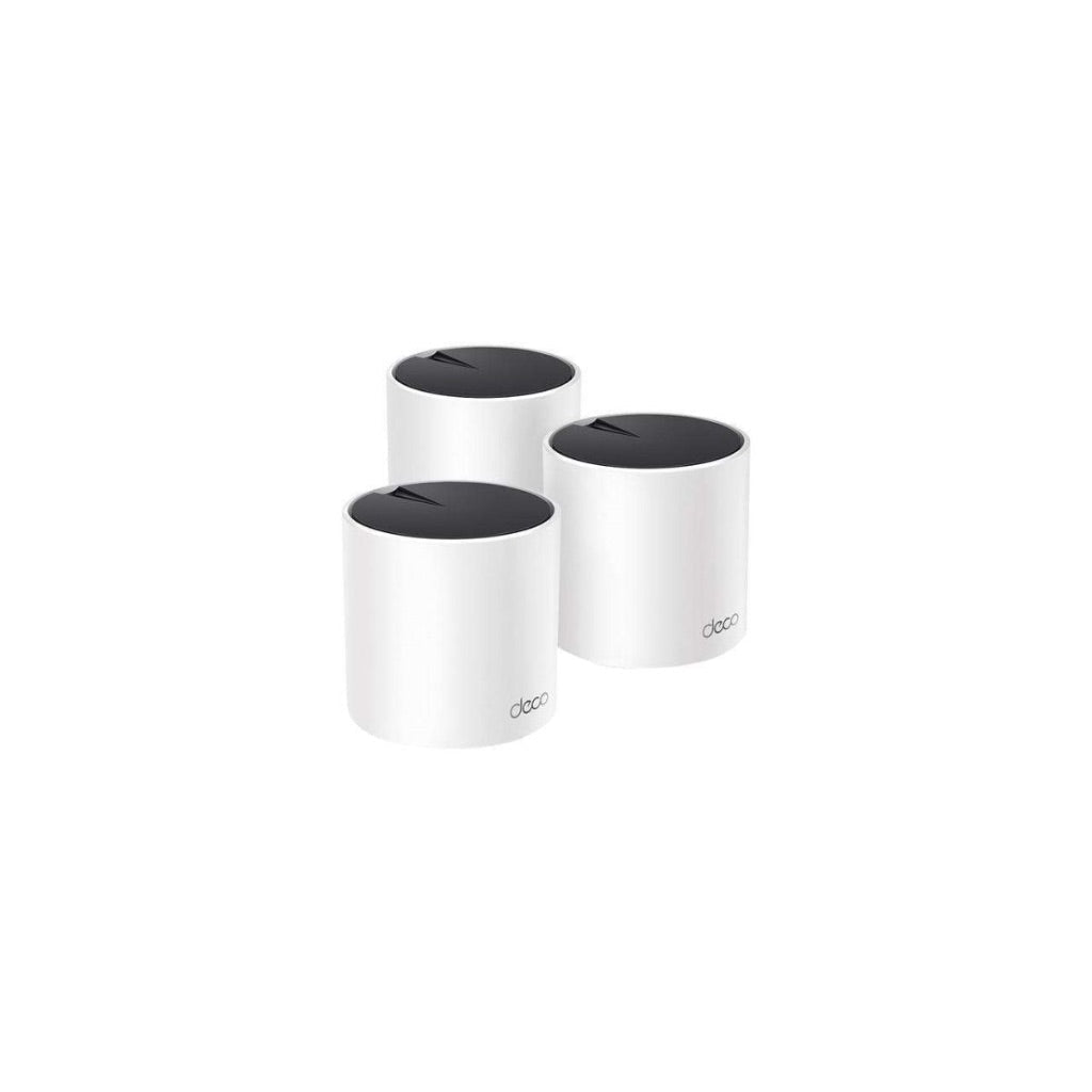 TP-Link Deco X55 AX3000 Whole Home AI-Driven Mesh Wi-Fi 6 System, Three Gigabit Ports, Coverage up to 6,500 Ft2, Connect up to 150 Devices, Pack of 3