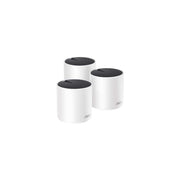 TP-Link Deco X55 AX3000 Whole Home AI-Driven Mesh Wi-Fi 6 System, Three Gigabit Ports, Coverage up to 6,500 Ft2, Connect up to 150 Devices, Pack of 3