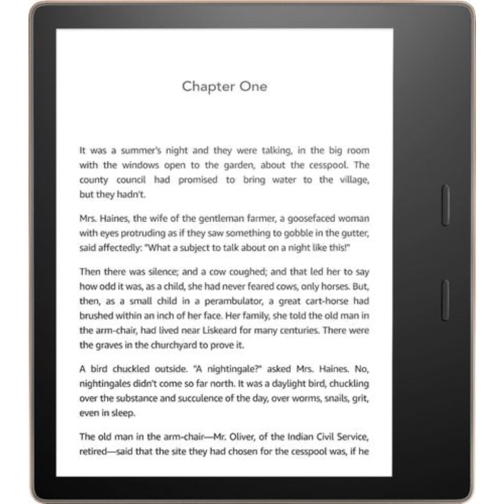 Amazon Kindle Oasis E-Reader (2019), 7" Display, 32GB - Champagne Gold