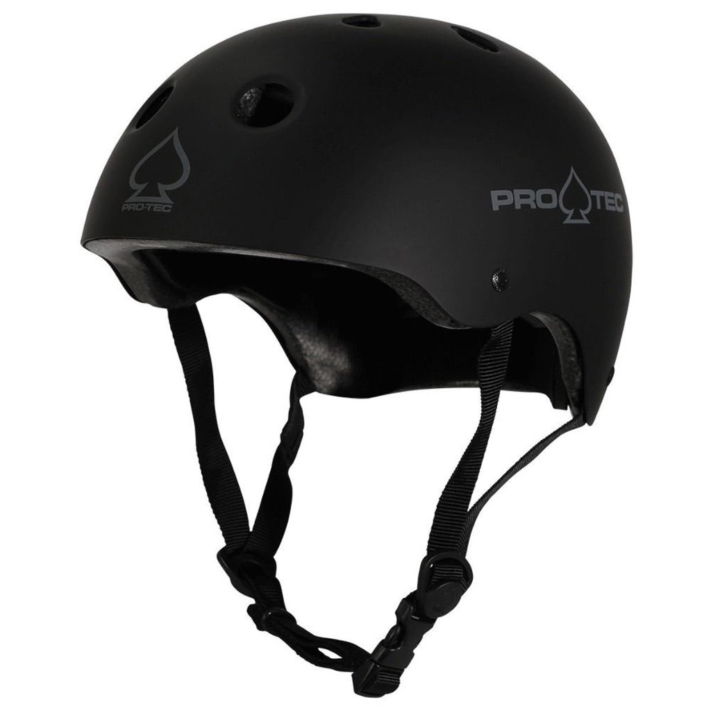 Protec Helmets - Classic Skate SM 21.3 to 22in (54 to 56 Cm) Matte Black BMX/Skate