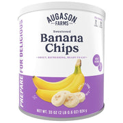 Augason Farms Sweetened Banana Chips, Emergency Food Supply, 2lb (31 Servings)