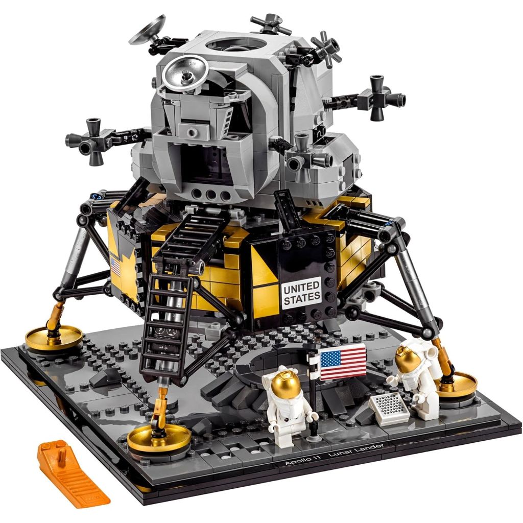LEGO Creator Expert NASA Apollo 11 Lunar Lander Building Set 10266, Ages 16+, 1087 Pieces - Damaged Box