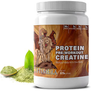 CHIMERA All-in-One Protein & Pre-Workout Creatine Powder - Unflavored, 41 oz (25 Servings)