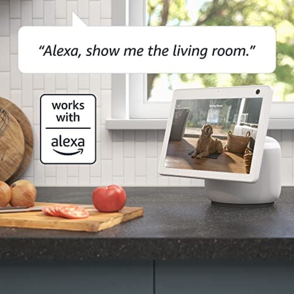 Blink Mini Pan Tilt Camera, Wired Indoor Smart Security Camera with 2-Way Audio, HD Video, Motion - Black