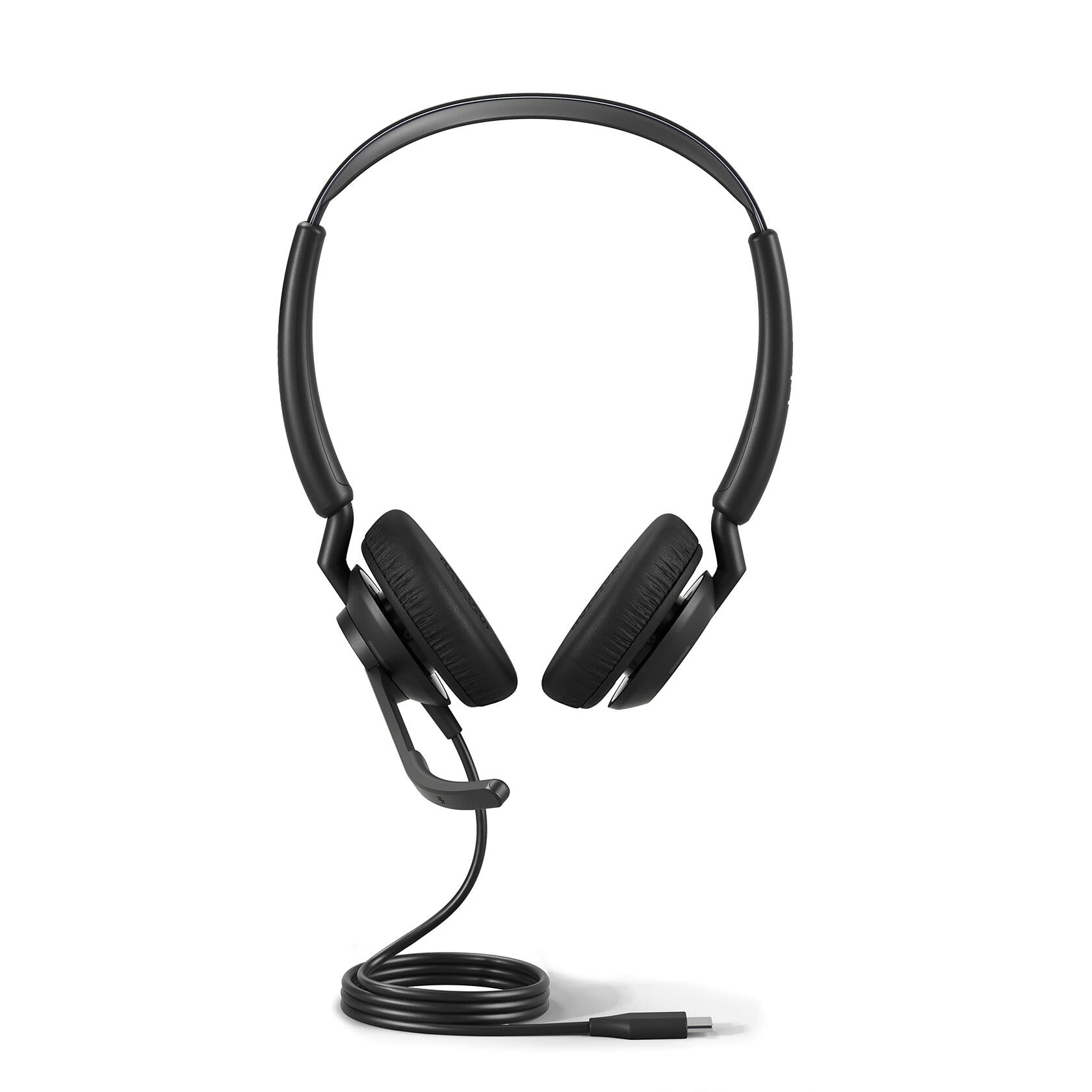 Jabra Engage 50 II Wired Stereo Headset, USB-C - Works with Zoom, Teams, Meet, Unify - Black