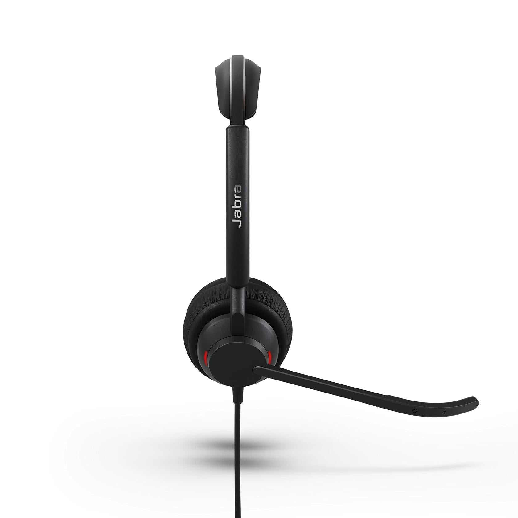 Jabra Engage 50 II Wired Stereo Headset, USB-C - Works with Zoom, Teams, Meet, Unify - Black