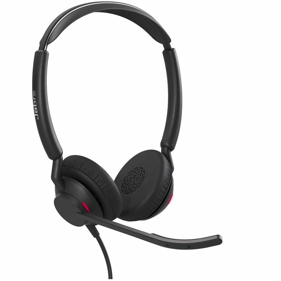 Jabra Engage 50 II Wired Stereo Headset, USB-C - Works with Zoom, Teams, Meet, Unify - Black