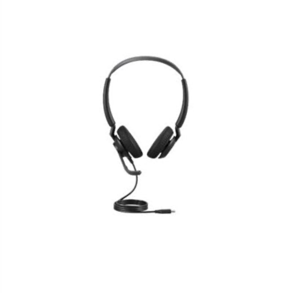 Jabra Engage 50 II Wired Stereo Headset, USB-C - Works with Zoom, Teams, Meet, Unify - Black