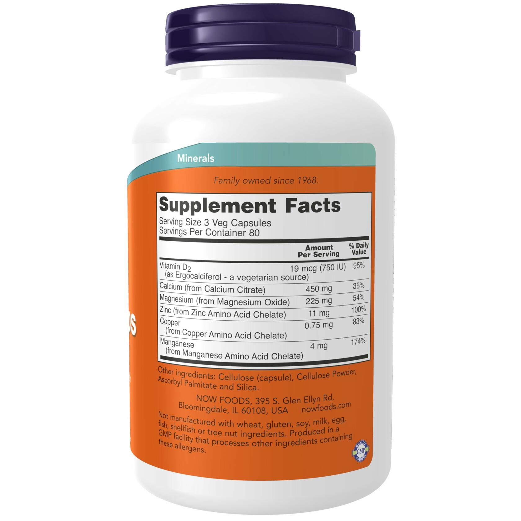 NOW Foods Calcium Citrate Veggie Capsules - 240ct