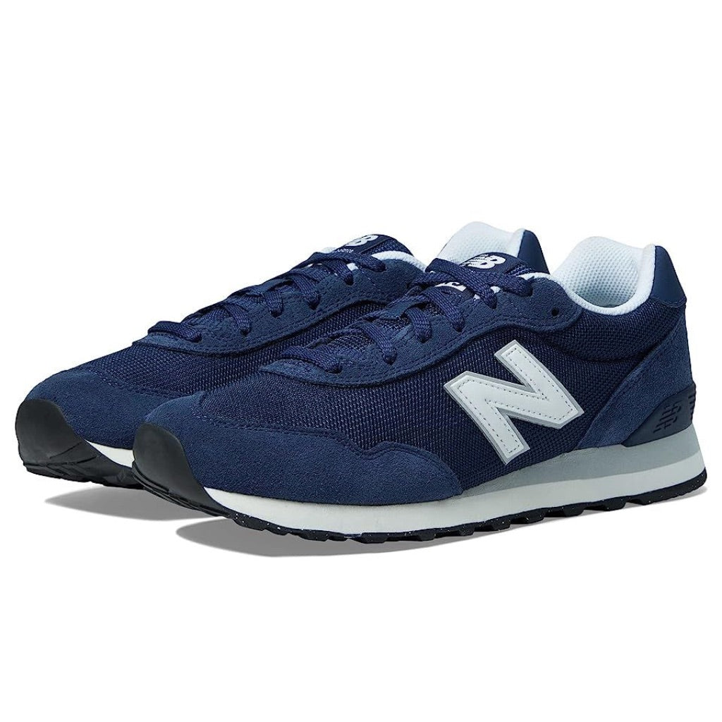 New Balance Women's 515 V3 Sneaker, Navy/White/Aluminum Gray, Size 12