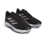 adidas Women's Adizero PureHustle 3 TPU Softball Cleats, Black/Silver, Size 9