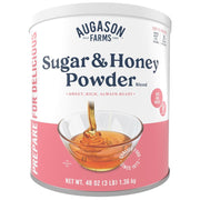 Augason Farms Sugar & Honey Powder Mix, Emergency Food Supply, 3 lb - 227 Servings