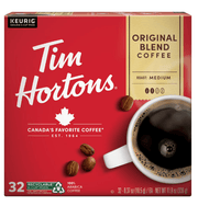 Tim Hortons Original Blend Medium Roast Keurig K-Cup Coffee Pods, 32ct
