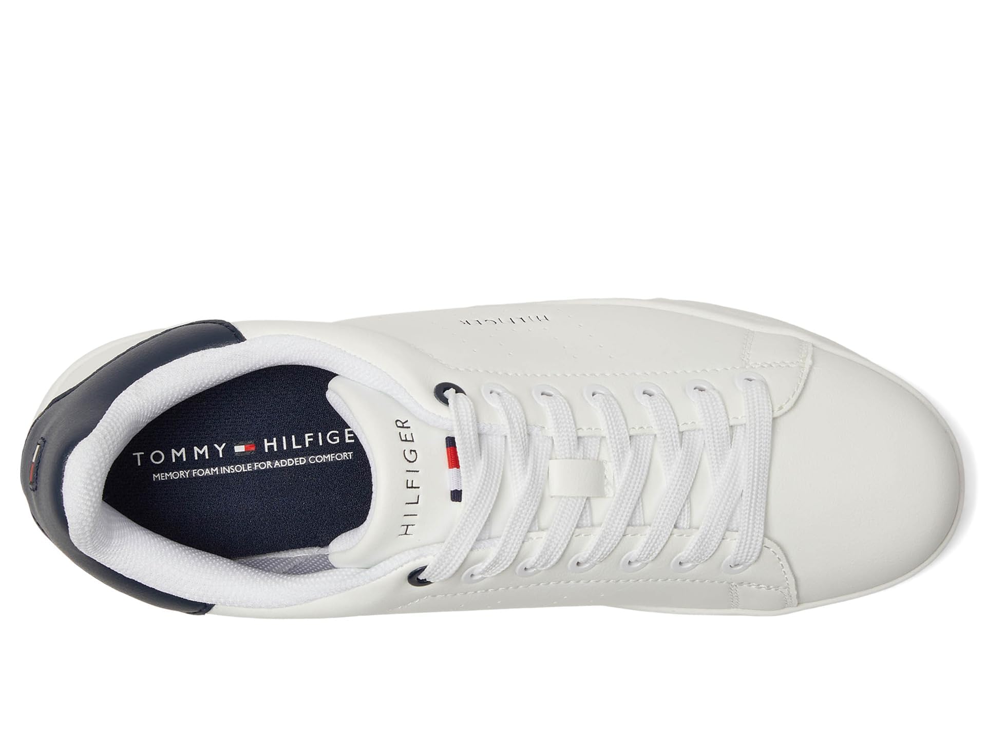 Tommy Hilfiger Men's Liston Sneaker, White/Green, Size 12