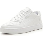 PUMA Men's Caven 2.0 Lux Athletic Sneaker - Puma White/Puma Silver, Size 8.5