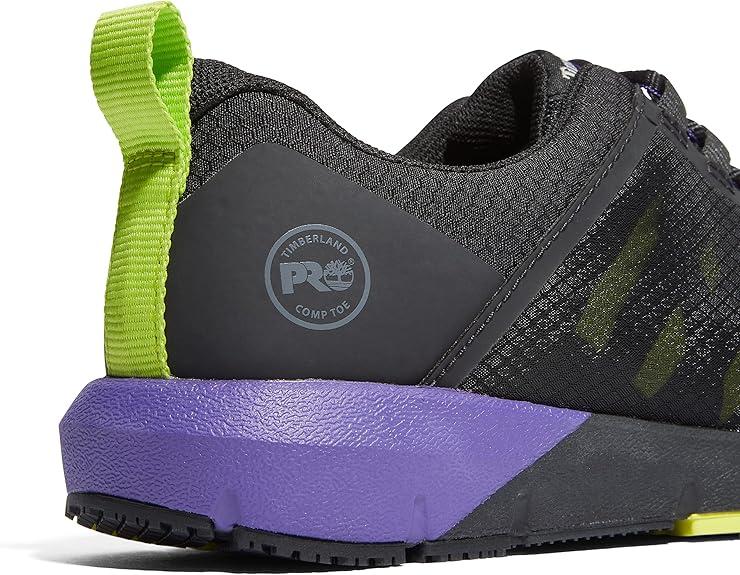 Timberland Pro Women's Radius Composite Safety Toe Work Shoe, Black - Size 8.5 W
