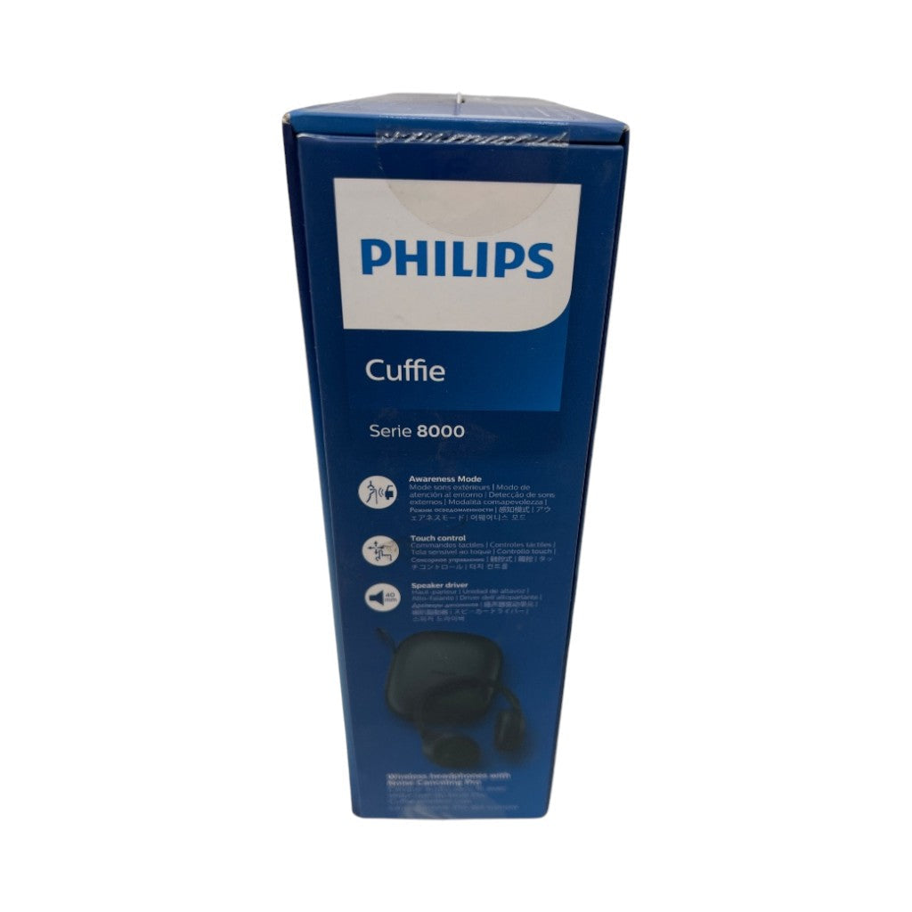 Philips H8506 Over-Ear Bluetooth Headphones with Noise Canceling Pro (Black)