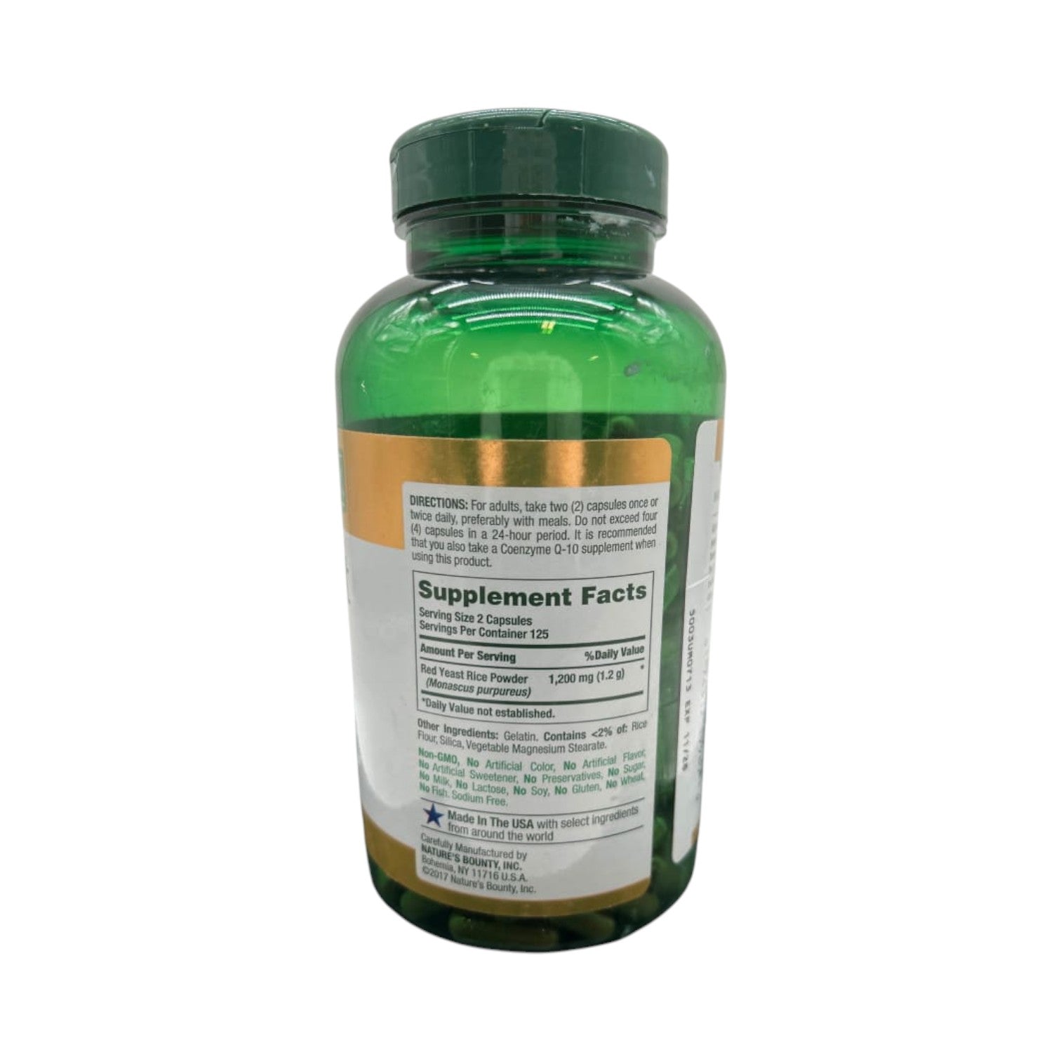 Nature's Bounty Red Yeast Rice