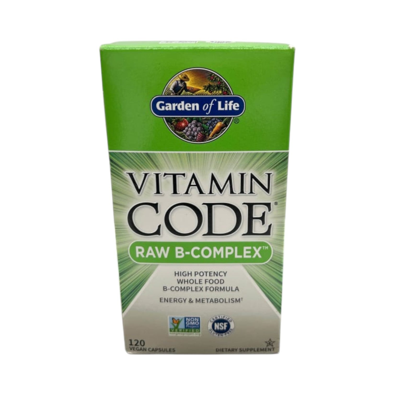 Garden of Life Vitamin Code RAW B-Complex 120 Vegan Capsules