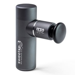 IZZO Golf SweetSpot Mini Massage Gun A30460, 4 Speeds, 4 Attachments