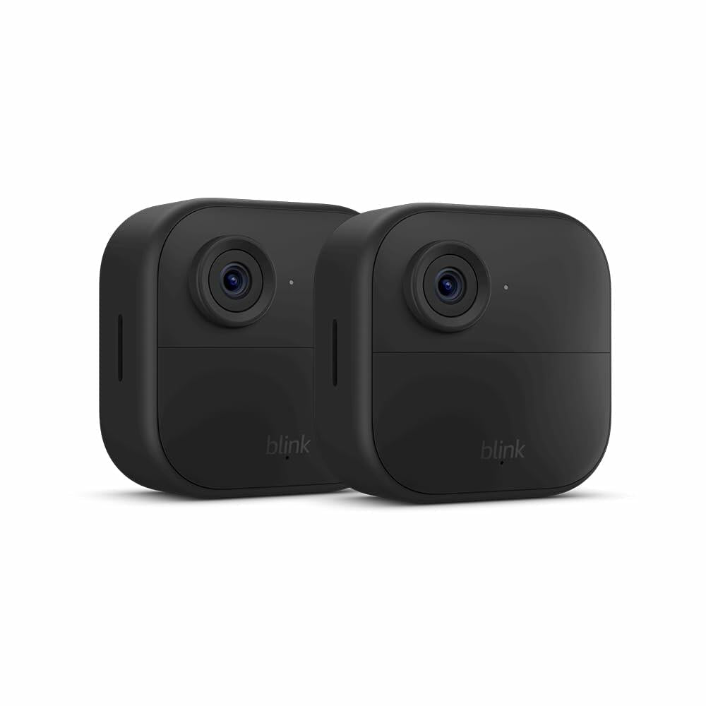 Blink Outdoor 4 (4thGen) Smart Security 2 Camera System, Battery Powered - Black