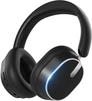 Hybrid Active Noise Cancelling Bluetooth Headphones, Over Ear Wireless Headphones with 60Hrs Playtime - Black