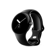 Google Pixel Watch (1stGen) + Fitbit Activity Tacking, Matte Black/Obsidian Band