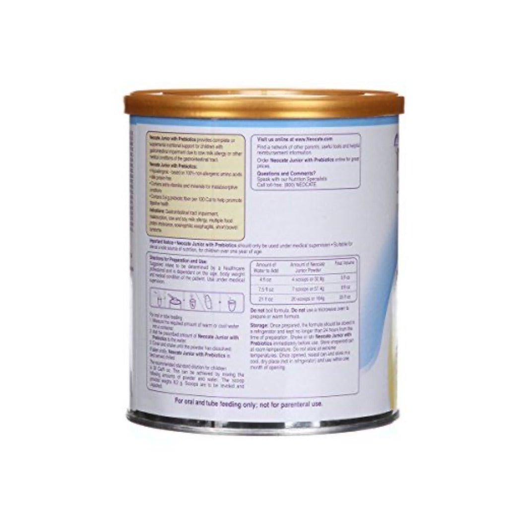Nutricia Neocate Jr. Toddler Powder Formula 14.1oz Vanilla