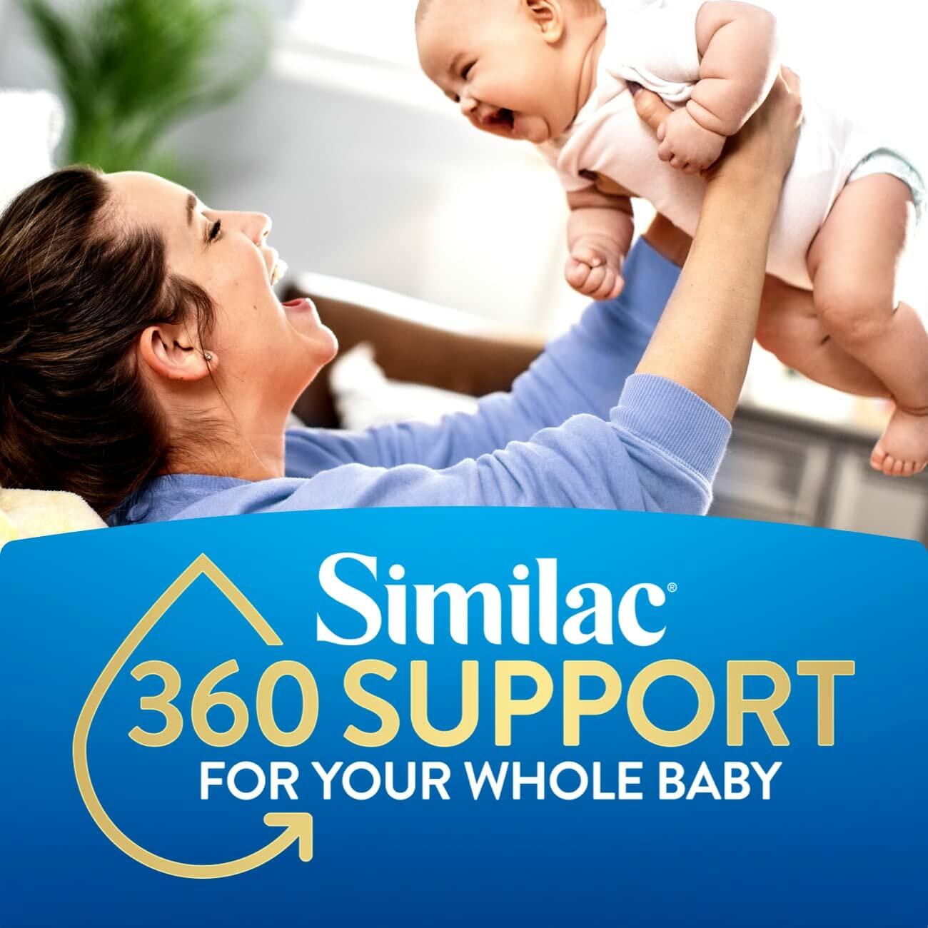 Similac 360 Total Care Non-GMO Ready to Feed Infant Formula Bottles - 2 Fl Oz Each/12ct