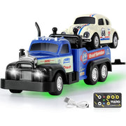 1/64 Scale Tow Truck RC Speed-Regulating Alloy Model Car