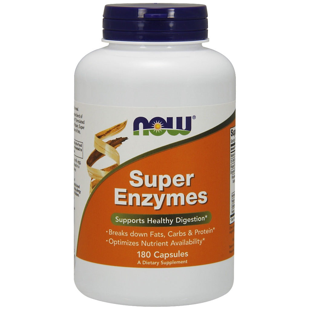 Now Super Enzymes - 180 Capsules