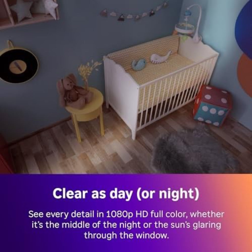 Roku Indoor Camera Wired Security Camera with 1080p HD Color Night Vision, WDR & Wi-Fi 6