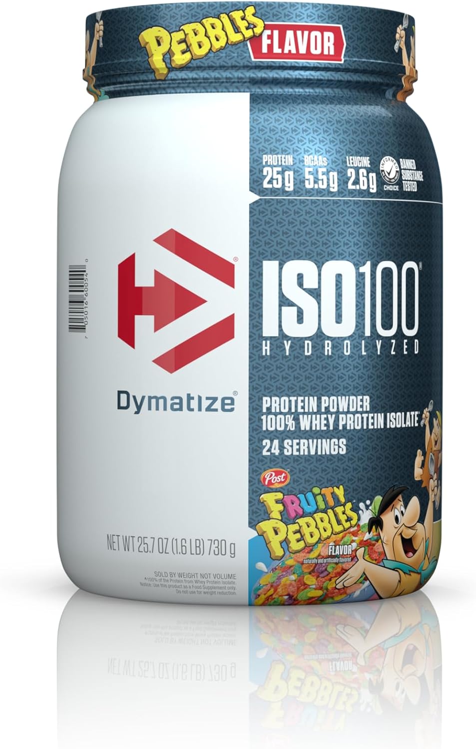 Dymatize ISO100 Hydrolyzed Whey Protein Powder - Fruity Pebbles 1.6lb.