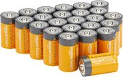 Amazon Basics 1.5V Alkaline Batteries - D Cell - 24 Pack