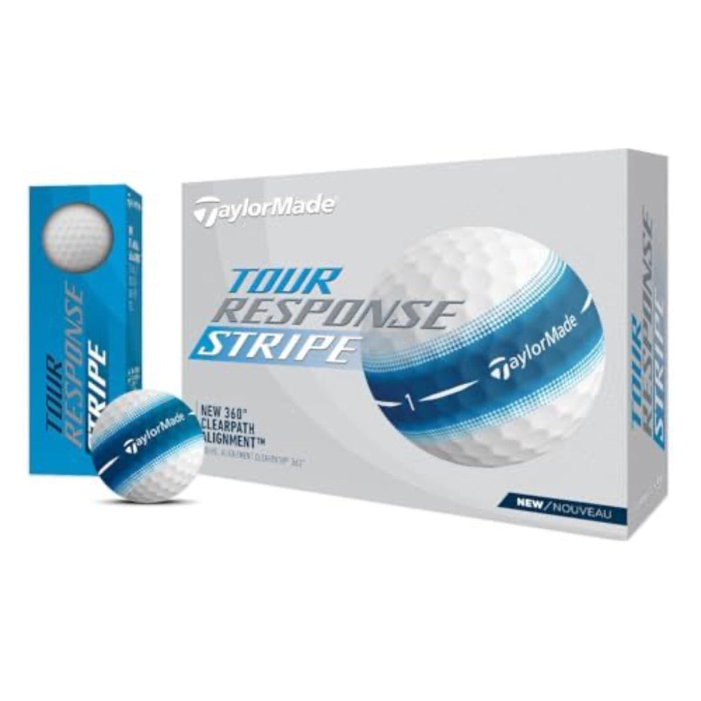 TaylorMade Tour Response Stripe 1 Dozen Golf Balls New