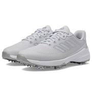adidas Men's ZG23 Vent Golf Shoes - Dash Gray/White/Silver Metallic, Size 7