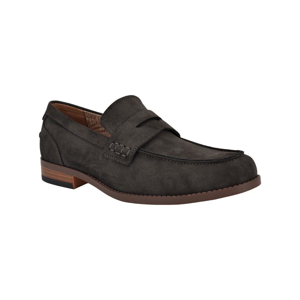 Tommy Hilfiger Men's Yoron Slip On Loafers, Dark Gray, Size 9.5