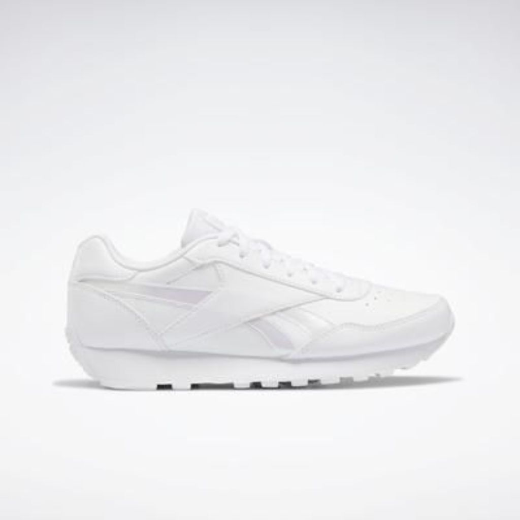 Reebok Women's Rewind Run Casual Sneakers, White, Size 8.5