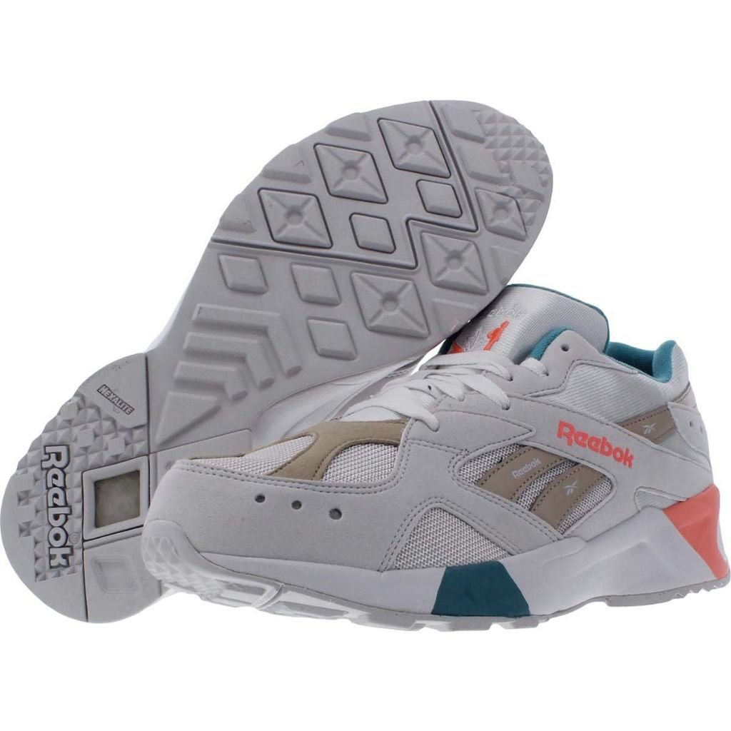Reebok Unisex Aztrek Running Shoe - Porcelain/Light Sand/Stellar Pink/Mist, Size 4