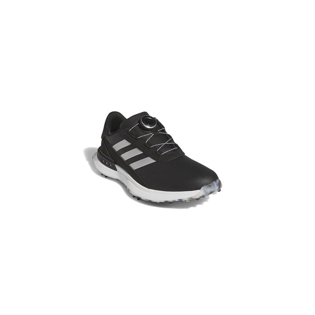adidas Women's S2G Spiked BOA 24 Golf Shoes, Core Black/Silver Metallic, 6.5