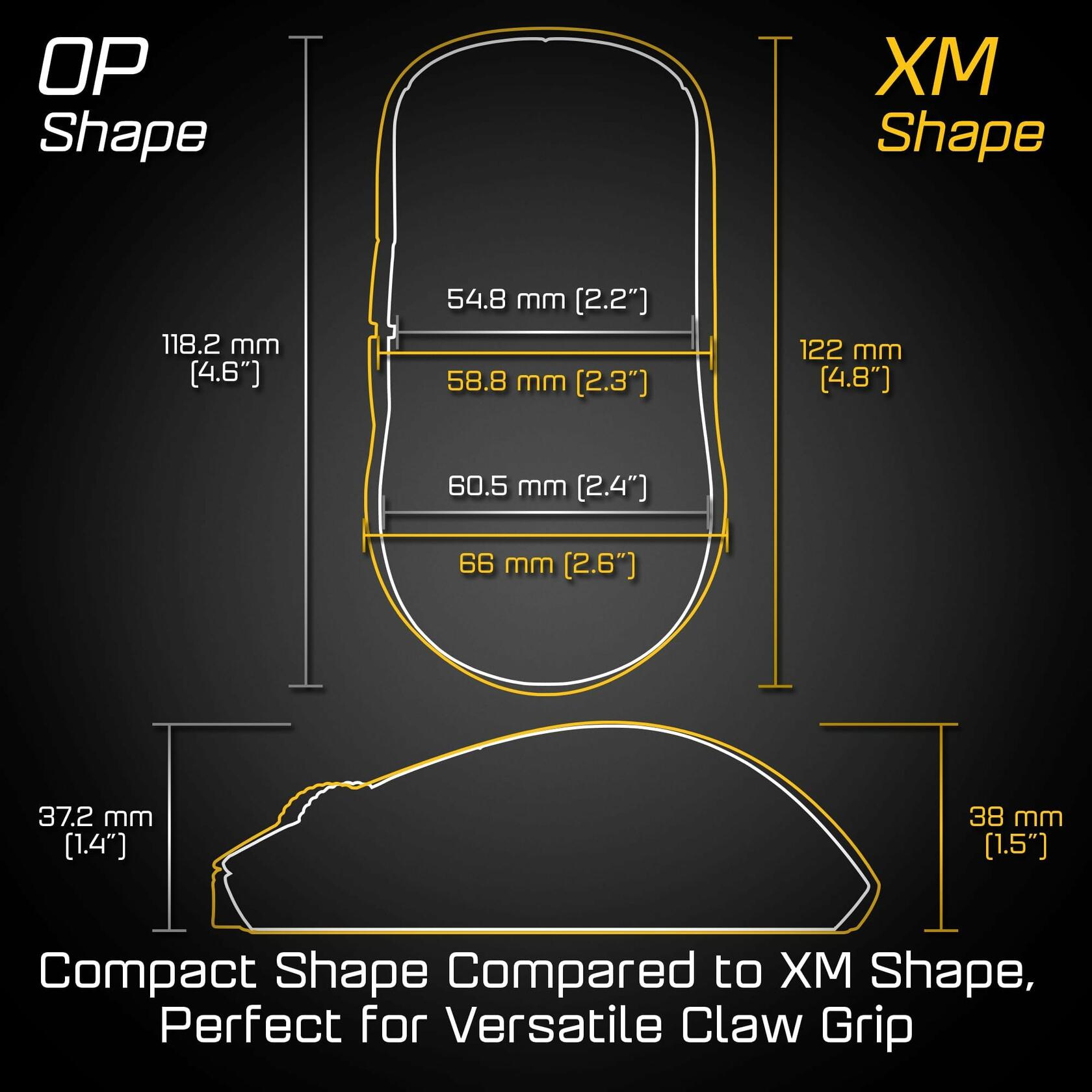 Endgame Gear OP1 8k Wired Gaming Mouse - Lightweight, 8000Hz, 26K DPI - Black