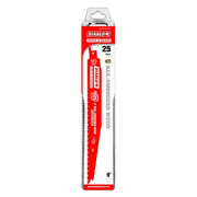 Diablo 9 in. Bi-Metal Nail Embedded Wood Reciprocating Saw Blade 4/6 TPI 25 Pk