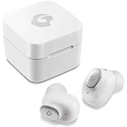 GLIDiC Sound Air TW-5000s True Wireless Earbuds - in-Ear Bluetooth Headphones with Mic - Pro Stereo Sound Sweatproof for Sports/Workout/Gym with Charging Case (White)