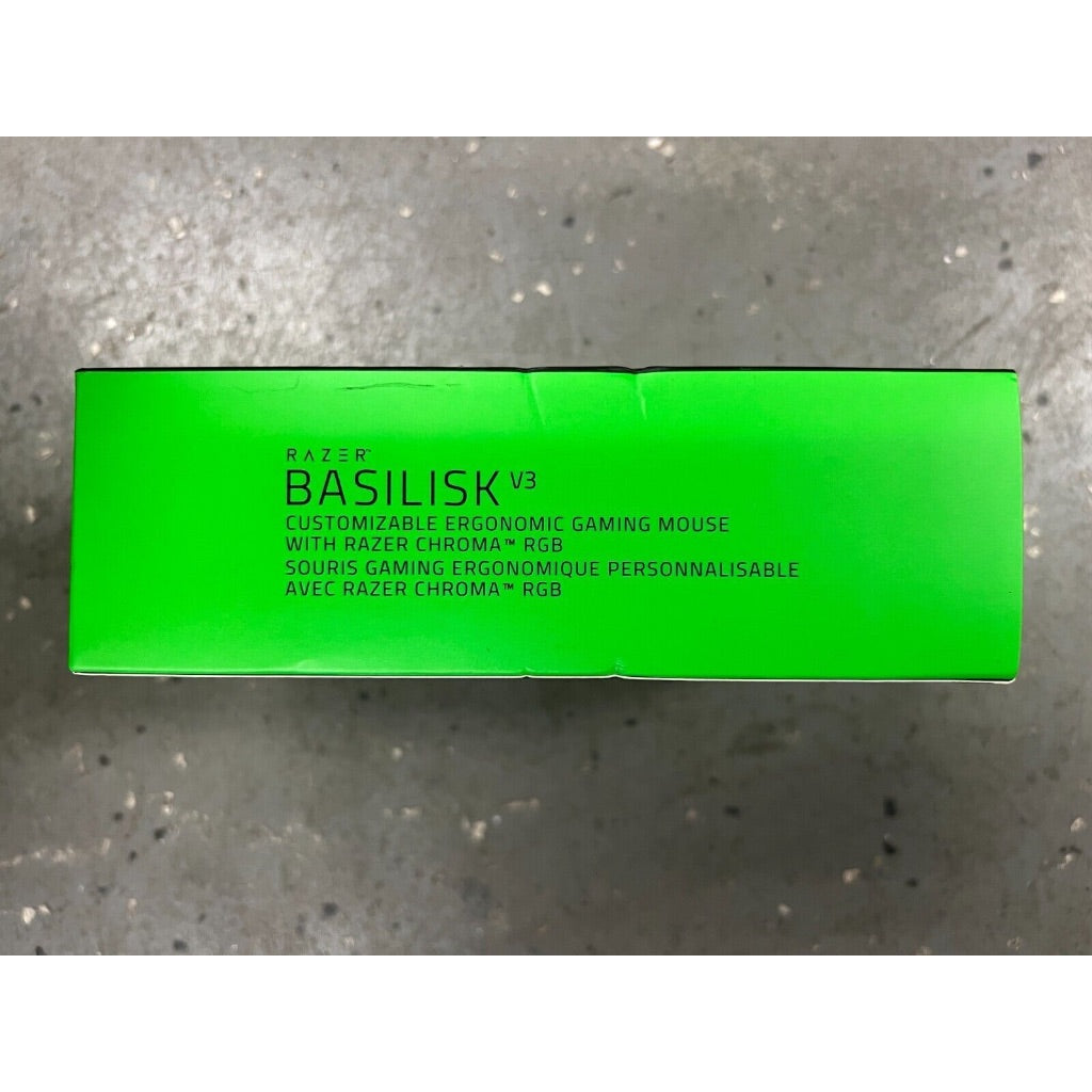 Razer Basilisk V3 - Customizable Ergonomic Wired Gaming Mouse with Razer Chroma - RGB 10+1 Programmable Buttons - HyperScroll Tilt Wheel