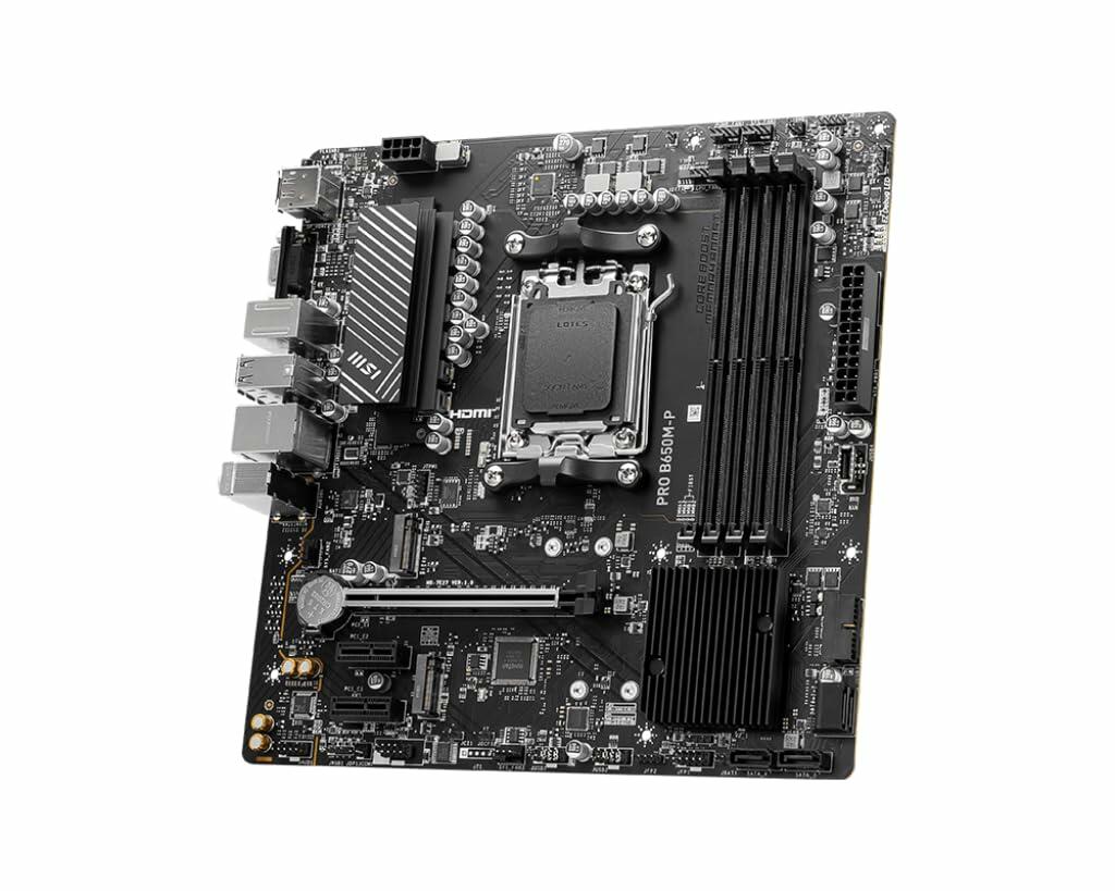 MSI Pro B650M-P ProSeries Motherboard, AMD Ryzen 8000/7000 AM5 DDR5