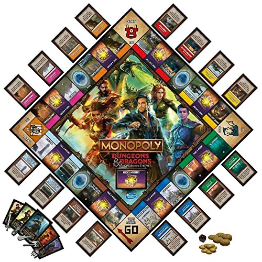 Monopoly Dungeons &amp; Dragons: Honor Among Thieves Board Game.