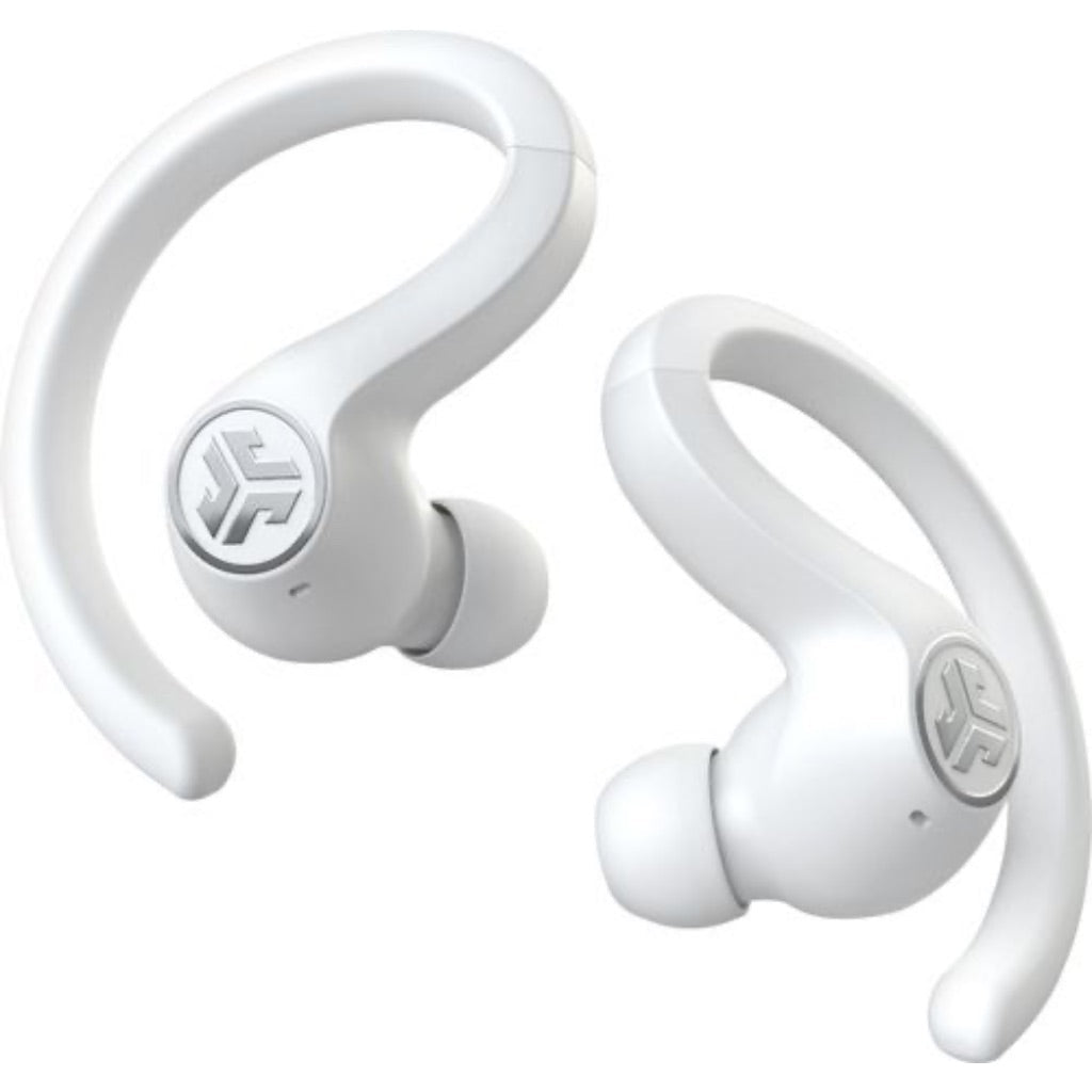 JLab JBuds Air Sport True Wireless Earbuds + Charging Case - White
