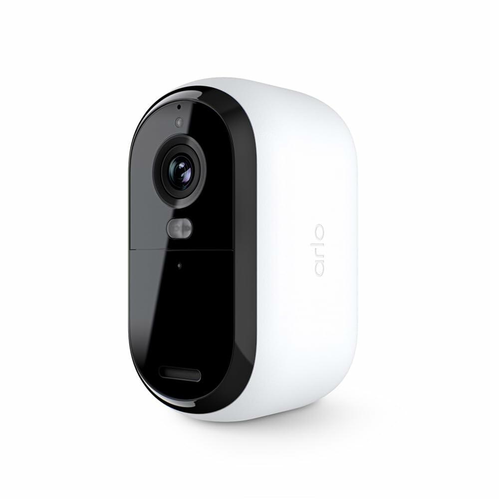 Arlo Essential Outdoor Wireless Security Camera 2ndGen 2K Indoor/Outdoor - White