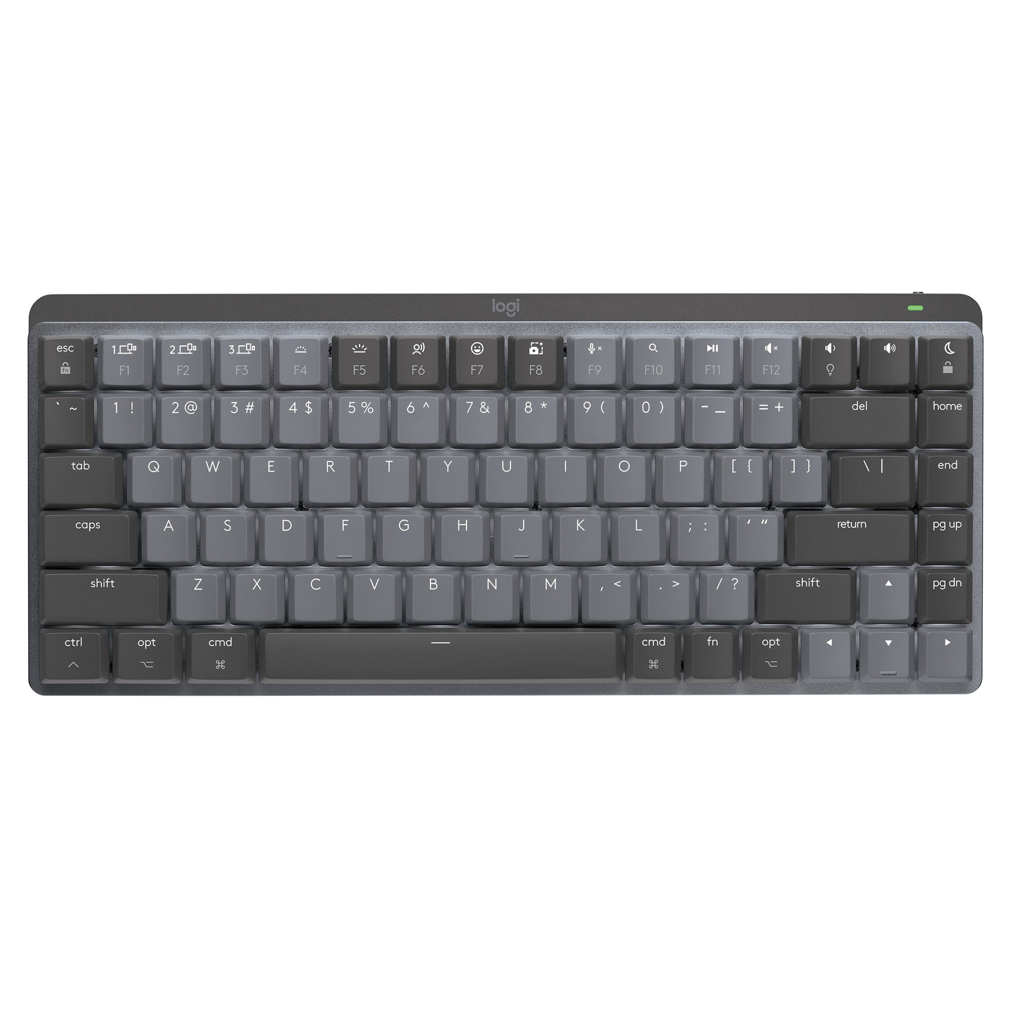 Logitech MX Mechanical Mini for Mac Wireless Illuminated Keyboard, Space Gray